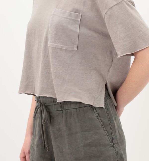 JAMES PERSE「クロップドリラックスフィットポケットTシャツ WRBJ3168」|Tシャツ・カットソー|