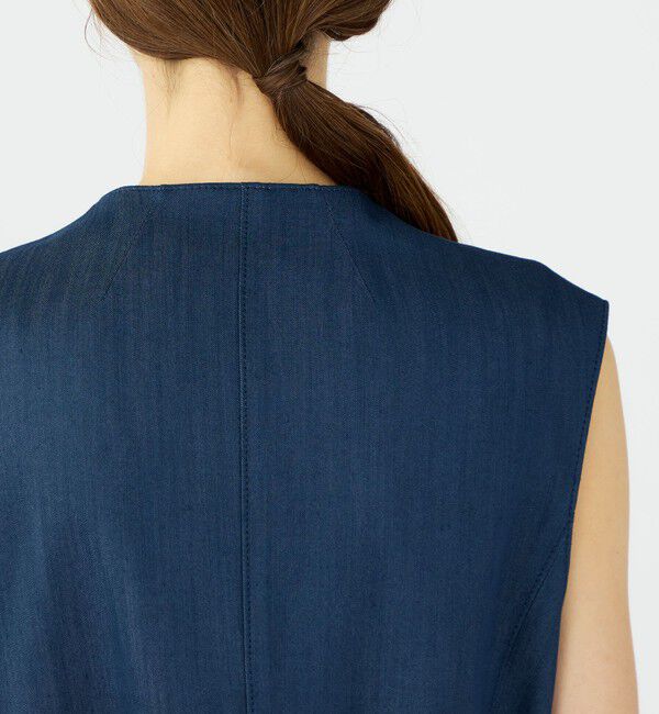 Ballsey「ラスターデニム ミドルジレ」|ベスト・ジレ|