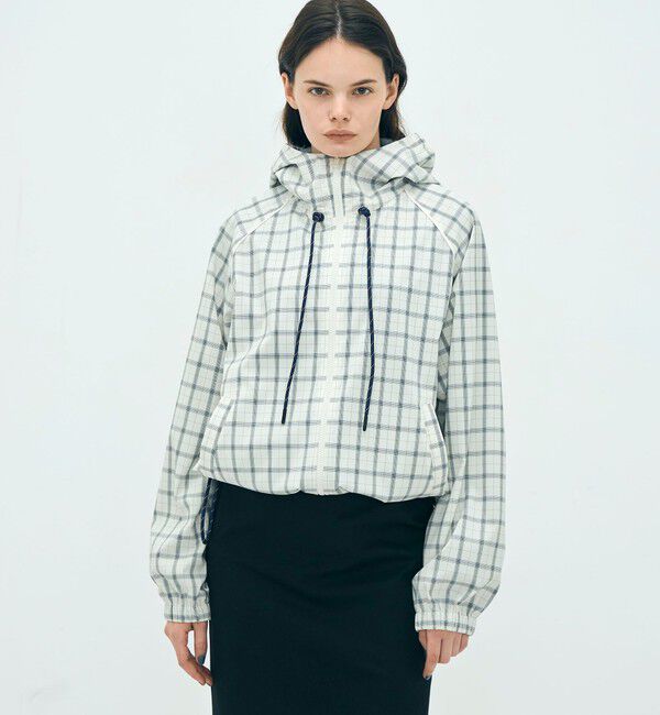 Edition「edition pourell Super 120'sトロチェック フーデットブルゾン」|ブルゾン・スタジャン|