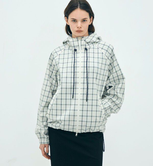 Edition「edition pourell Super 120'sトロチェック フーデットブルゾン」|ブルゾン・スタジャン|