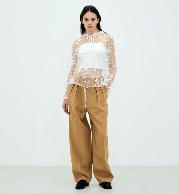 Edition「edition pourell リネン タックパンツ」|その他|