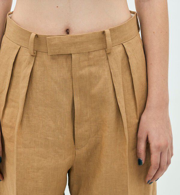 Edition「edition pourell リネン タックパンツ」|その他|