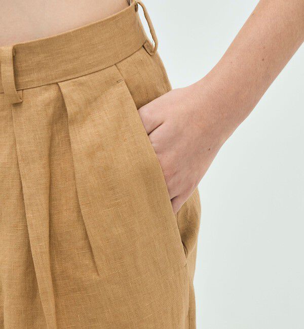 Edition「edition pourell リネン タックパンツ」|その他|