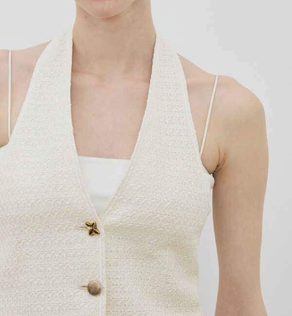 DES PRES「ペーパーコットン ファンシーベスト」|ベスト・ジレ|
