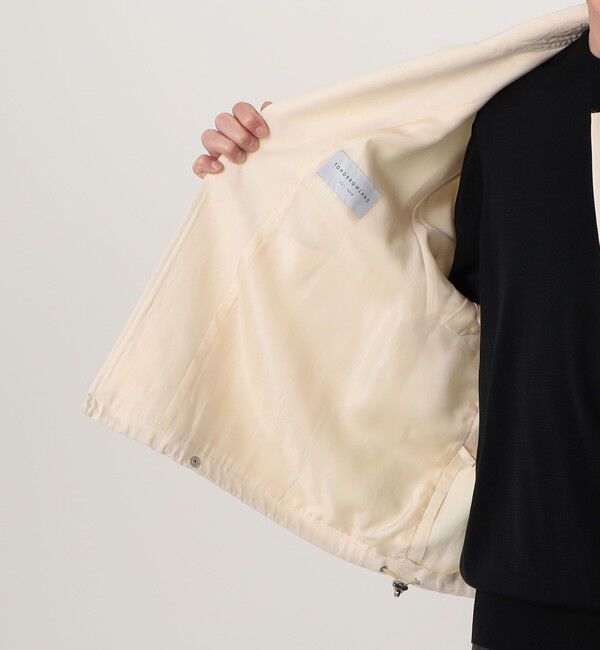 TOMORROWLAND MENS「コットンシルクグログラン ライダースブルゾン」|ブルゾン・スタジャン|