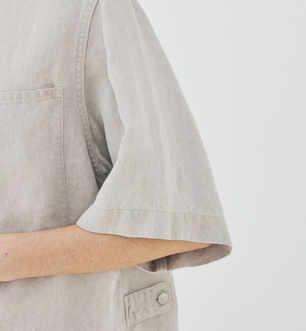 GALERIE VIE「【WEB先行予約】リネンデニム ワンポケットシャツ」|シャツ・ブラウス|