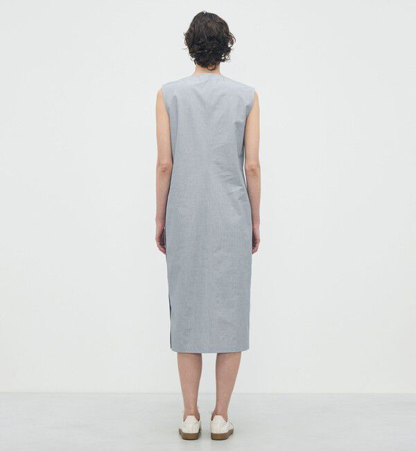 BACCA「【WEB先行予約】ヘアライン サイドボタンワンピース」|ワンピース|