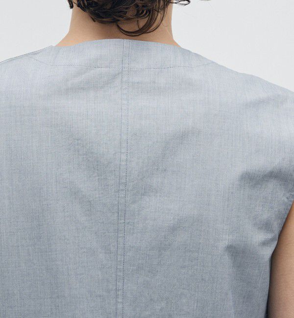 BACCA「【WEB先行予約】ヘアライン サイドボタンワンピース」|ワンピース|