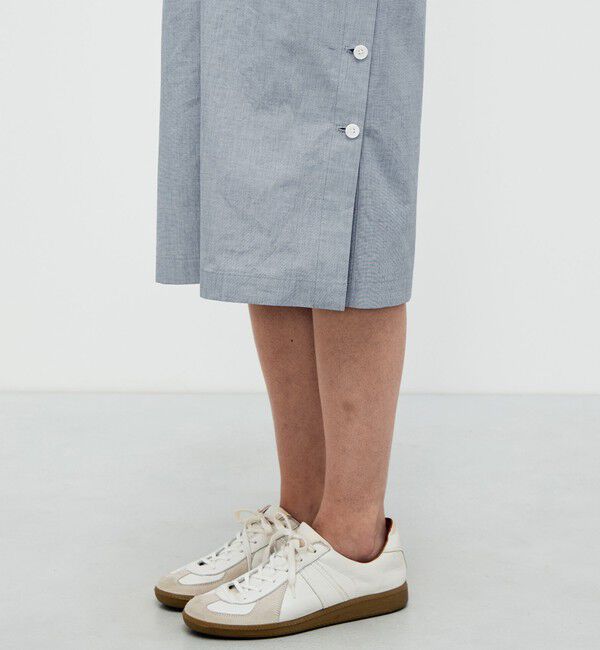 BACCA「【WEB先行予約】ヘアライン サイドボタンワンピース」|ワンピース|