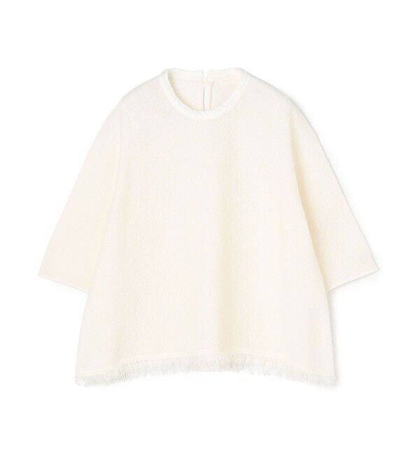 Ballsey「ダブルフェイスノット ワイドプルオーバー」|ニット・セーター|12 ホワイト系