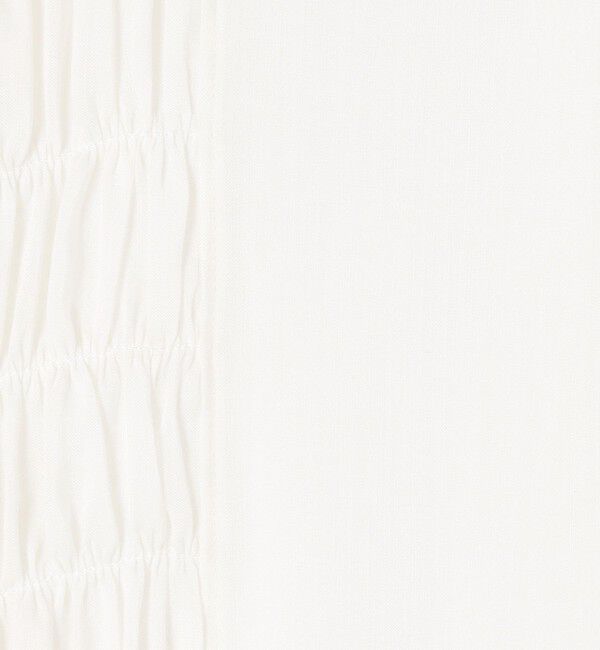 Ballsey「スムースラミー フロントシャーリングブラウス」|シャツ・ブラウス|