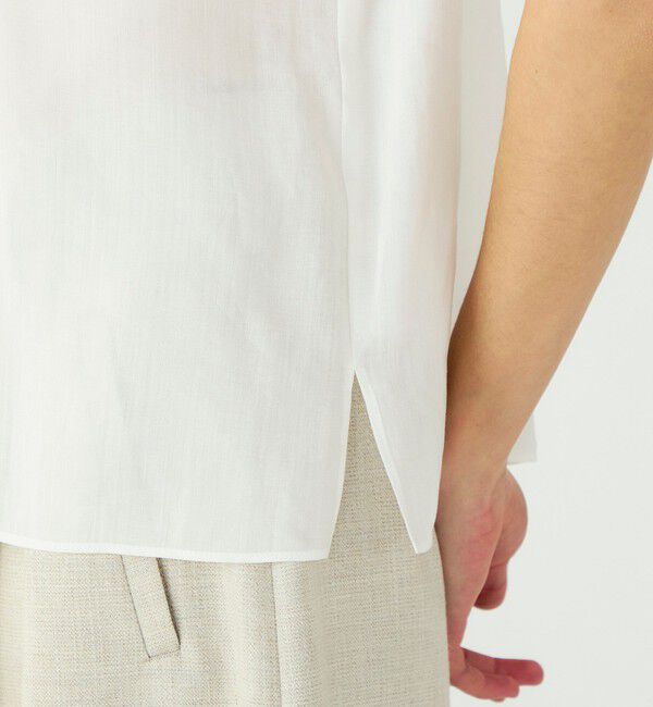 Ballsey「スムースラミー フロントシャーリングブラウス」|シャツ・ブラウス|