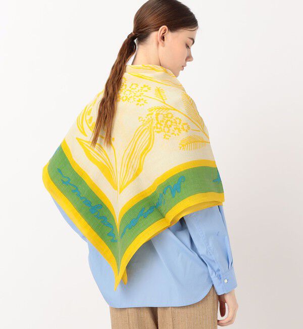 TOMORROWLAND GOODS「manipuri フローラ コットンシルクストール」|バンダナ・スカーフ|