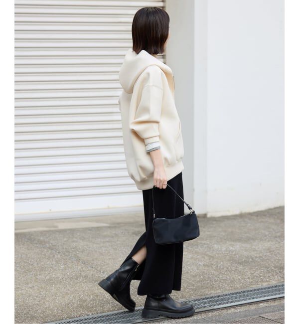 SLOBE IENA「《追加5》ボリュームジップアップフーディー」|パーカー|