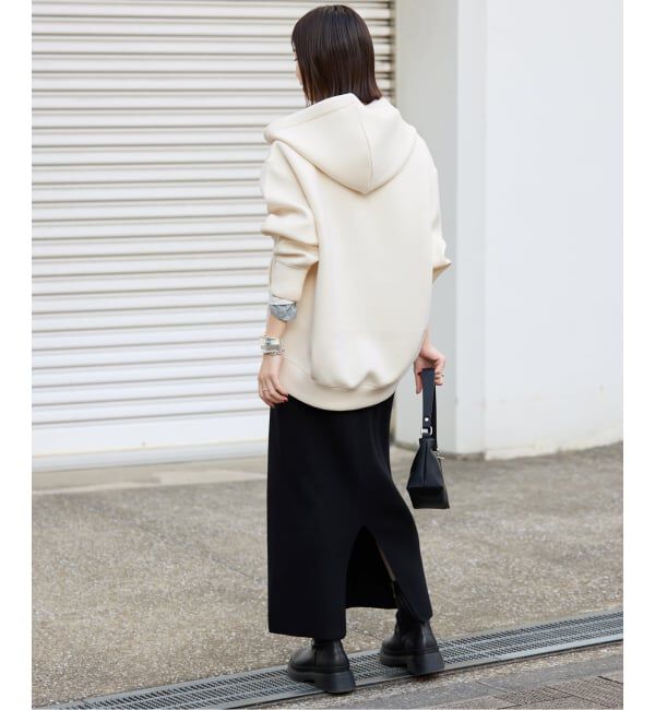 SLOBE IENA「《追加5》ボリュームジップアップフーディー」|パーカー|