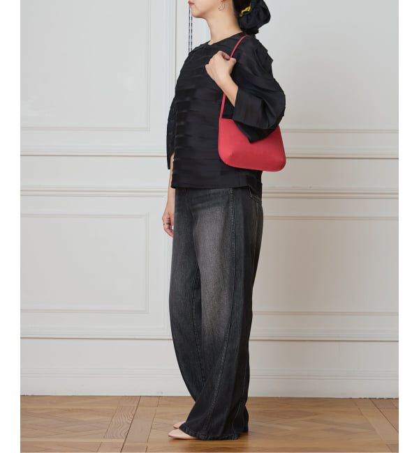 IENA LA BOUCLE「《追加2》IENA LA BOUCLE ソフトデニムシルエットパンツ」|デニム|