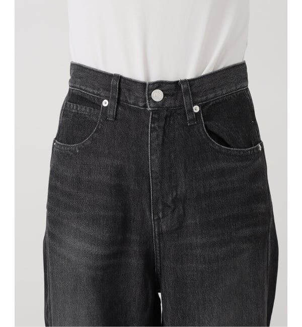 IENA LA BOUCLE「《追加2》IENA LA BOUCLE ソフトデニムシルエットパンツ」|デニム|