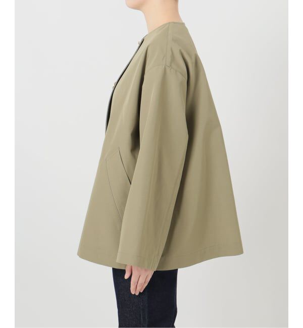 SLOBE IENA「TRADITIONAL WEATHERWEAR SLOBE別注 LINTON N/C SHORT」|ノーカラーコート|