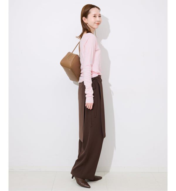 SLOBE IENA「《追加》miller SLOBE別注 SHEER RIB クルーネック」|Tシャツ・カットソー|