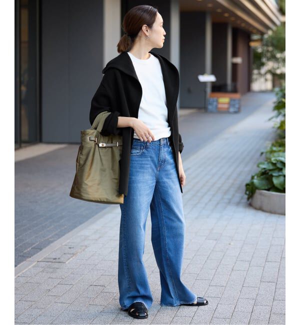 SLOBE IENA「《WEB限定》ニットフーディーカーディガン」|カーディガン|