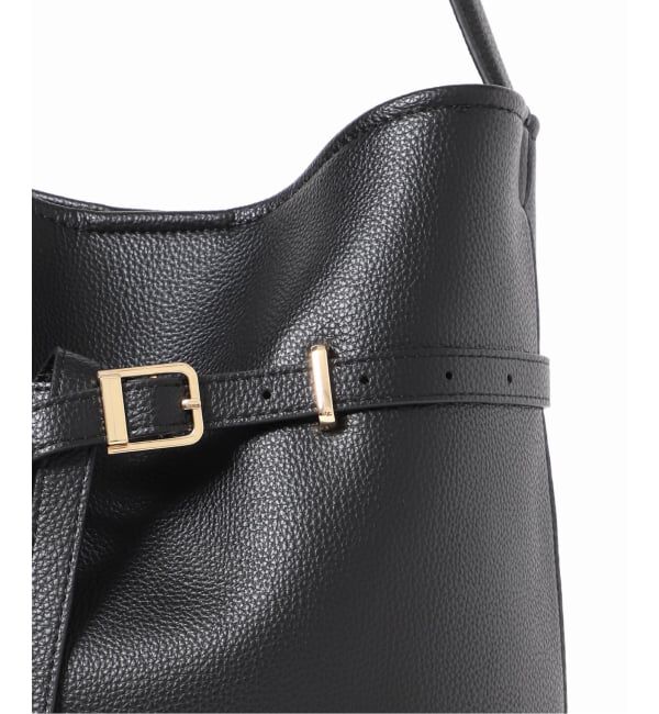 SLOBE IENA「《WEB限定/追加6予約》SLOBE ベルトスクエアトートバッグ」|ショルダー・メッセンジャー|