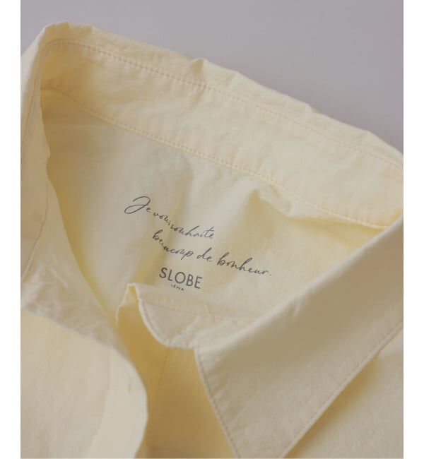 SLOBE IENA「《追加》Wash Cotton Color シャツ」|シャツ・ブラウス|