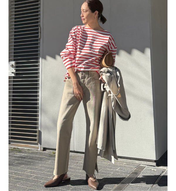 SLOBE IENA「ボーダープルオーバー」|Tシャツ・カットソー|