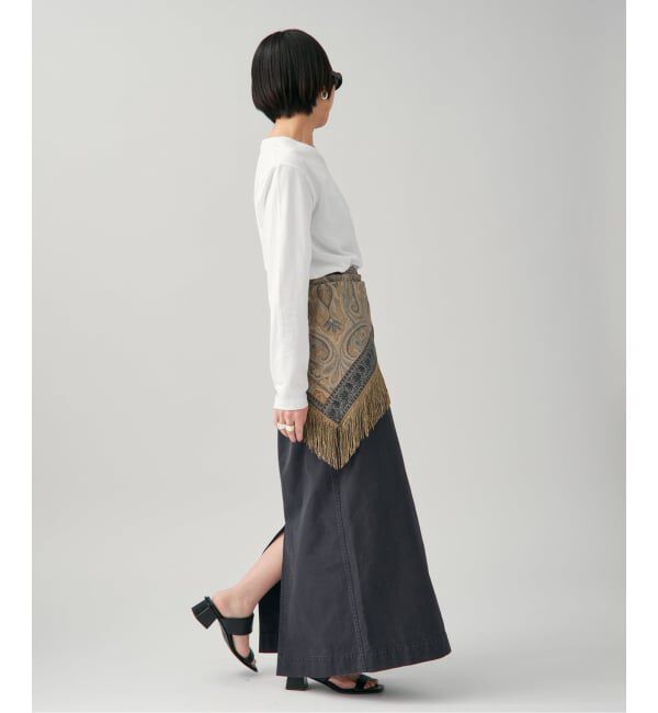 VERMEIL par iena「PIERRE LOUIS MASCIA ピエール ルイマーシャ Triangular Shawl 517567/101」|バンダナ・スカーフ|