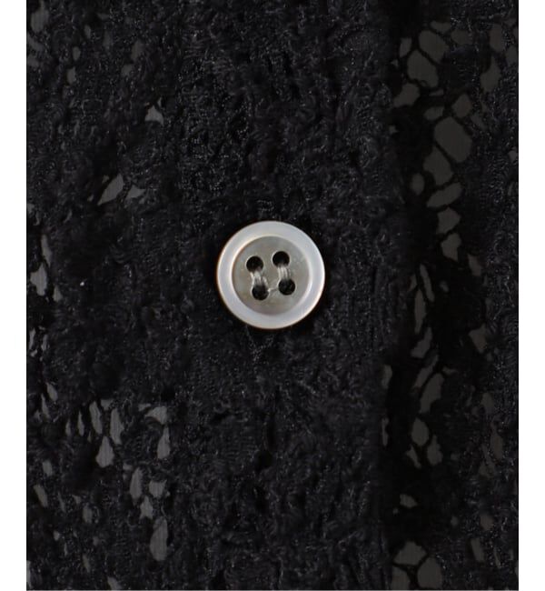 IENA「《追加》Flowerストレッチレース ポロシャツ」|Tシャツ・カットソー|