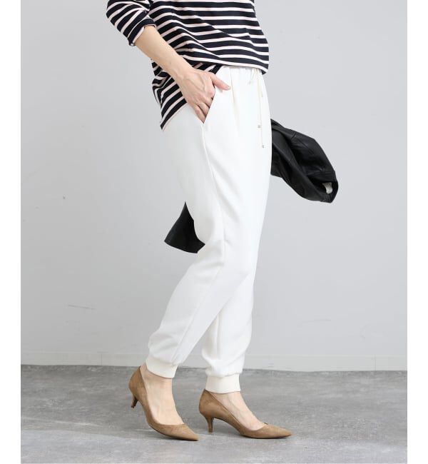 IENA「《追加予約/洗濯機洗い可》イージージョガーパンツ」|その他|