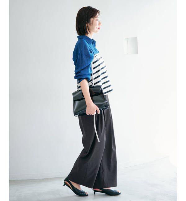 IENA「ウォッシャブル リネンミックスコクーンスラックス」|スラックス|