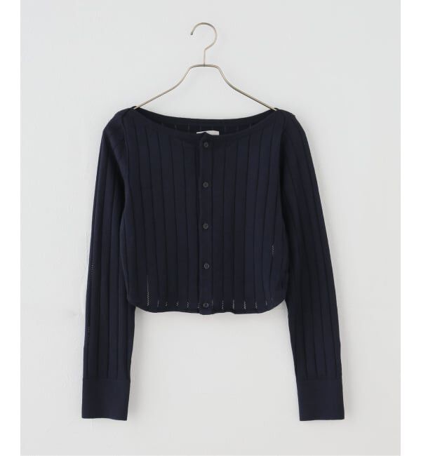 IENA「WANDERUNG/ワンデルング cotton cashmere knit CD カーディガン WRKNN-006-01」|ニット・セーター|