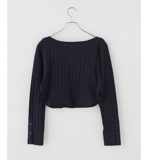 IENA「WANDERUNG/ワンデルング cotton cashmere knit CD カーディガン WRKNN-006-01」|ニット・セーター|