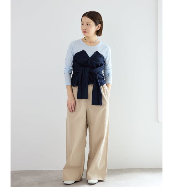 IENA「WANDERUNG/ワンデルング cotton cashmere knit CD カーディガン WRKNN-006-01」|ニット・セーター|