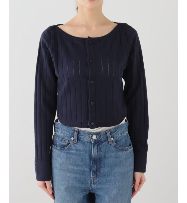 IENA「WANDERUNG/ワンデルング cotton cashmere knit CD カーディガン WRKNN-006-01」|ニット・セーター|