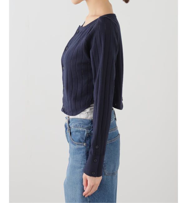 IENA「WANDERUNG/ワンデルング cotton cashmere knit CD カーディガン WRKNN-006-01」|ニット・セーター|