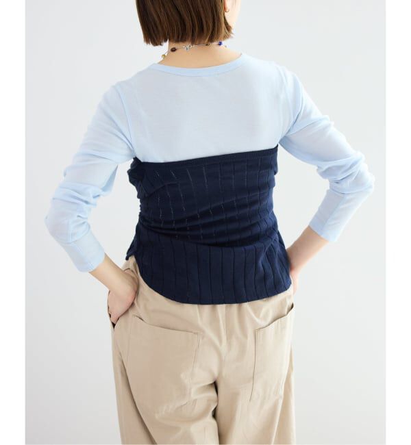 IENA「WANDERUNG/ワンデルング cotton cashmere knit CD カーディガン WRKNN-006-01」|ニット・セーター|