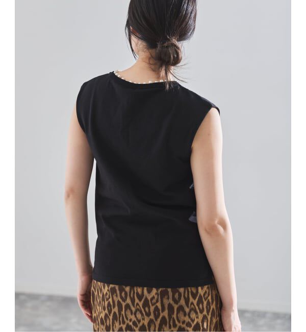 IENA「《予約》パールネックプルオーバー」|ニット・セーター|