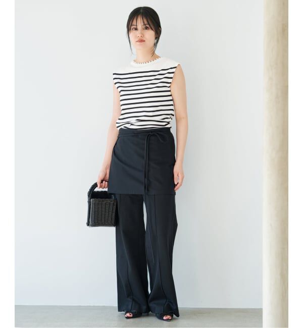 IENA「《予約》パールネックプルオーバー」|ニット・セーター|