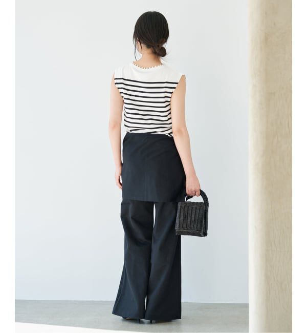 IENA「《予約》パールネックプルオーバー」|ニット・セーター|