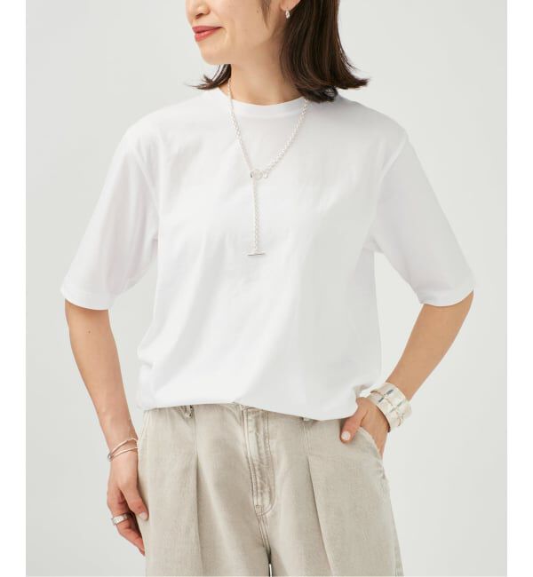 VERMEIL par iena「《予約》ディオラマ クルーネック Tシャツ」|Tシャツ・カットソー|