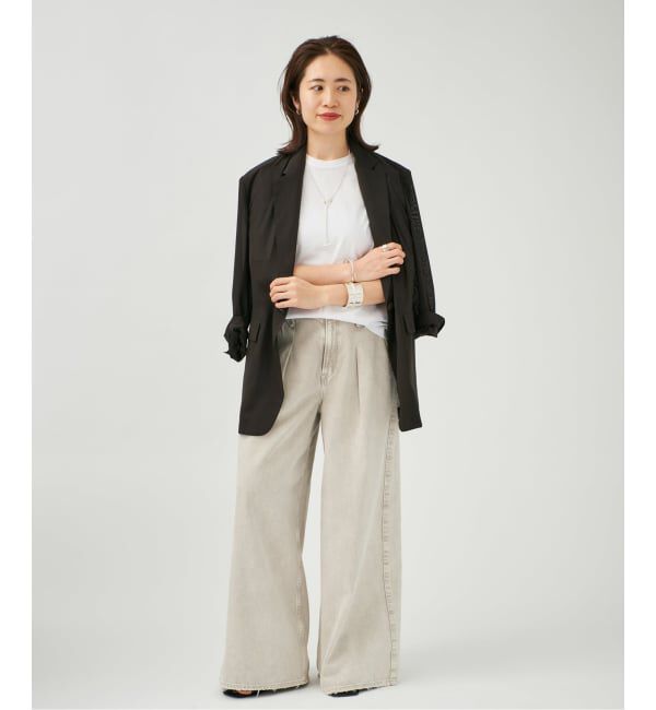 VERMEIL par iena「《予約》ディオラマ クルーネック Tシャツ」|Tシャツ・カットソー|