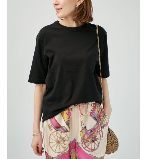 VERMEIL par iena「《予約》ディオラマ クルーネック Tシャツ」|Tシャツ・カットソー|