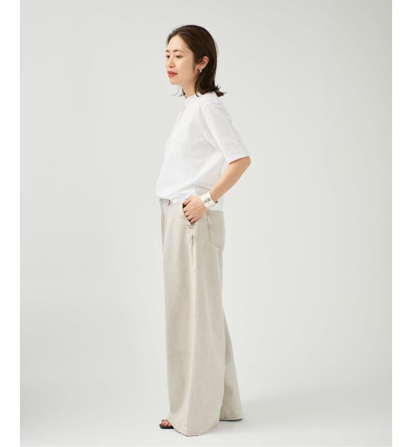 VERMEIL par iena「《予約》ディオラマ クルーネック Tシャツ」|Tシャツ・カットソー|