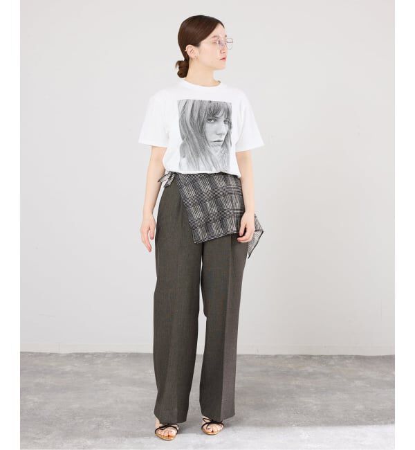 IENA「COUTURE D'ADAM/クチュールドアダム monochro jane T Tシャツ 26SS-245」|Tシャツ・カットソー|