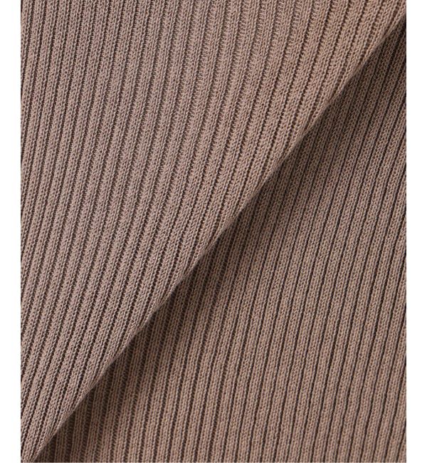IENA「《予約》ウォッシャブル2WAYオフショルリブニット」|ニット・セーター|