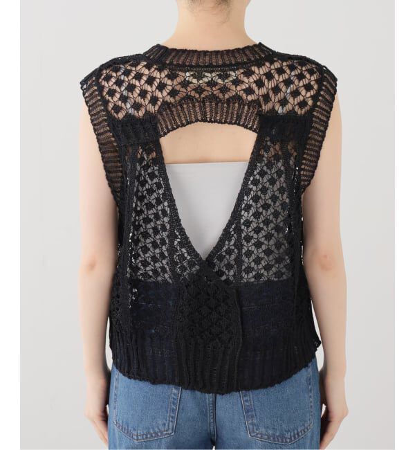 IENA LA BOUCLE「PHOTOCOPIEU フォトコピュー CROCHET ニットベスト CHANTAL / 261CTL」|ベスト・ジレ|
