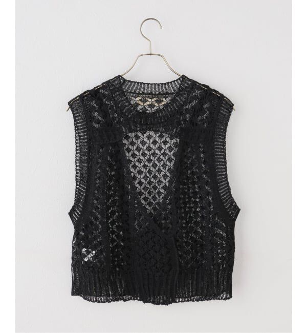 IENA LA BOUCLE「PHOTOCOPIEU フォトコピュー CROCHET ニットベスト CHANTAL / 261CTL」|ベスト・ジレ|