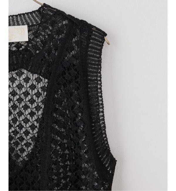 IENA LA BOUCLE「PHOTOCOPIEU フォトコピュー CROCHET ニットベスト CHANTAL / 261CTL」|ベスト・ジレ|