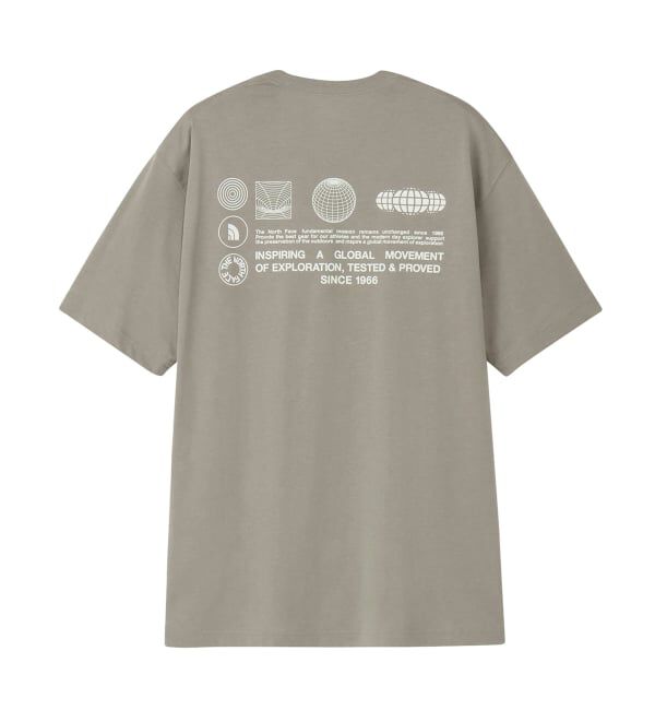 SLOBE IENA「《予約》THE NORTH FACE/ノースフェイス FD Globe Grid Cotton Tee NT32550」|Tシャツ・カットソー|ベージュ A
